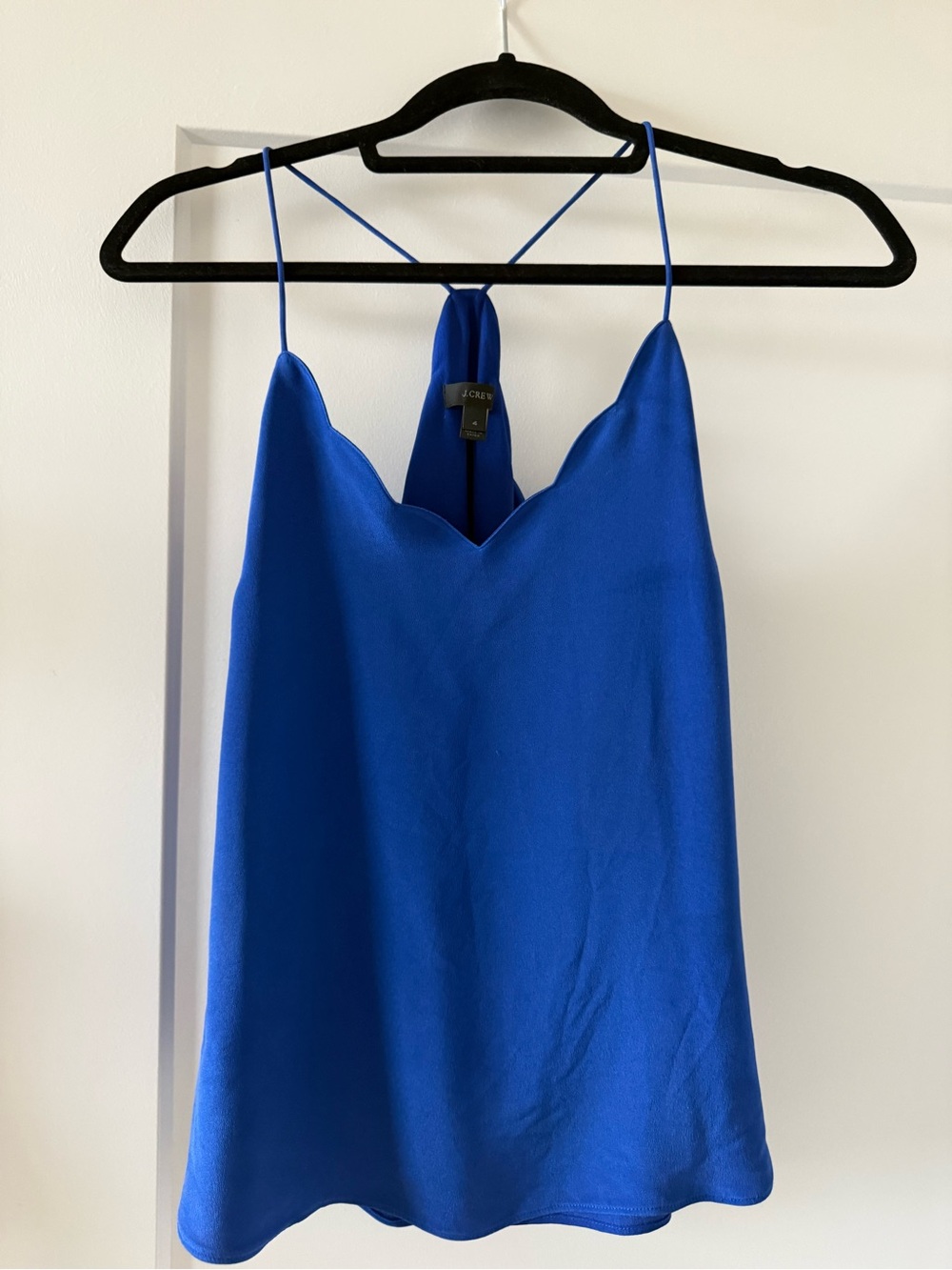 J. Crew Royal Blue Cami, New Size S